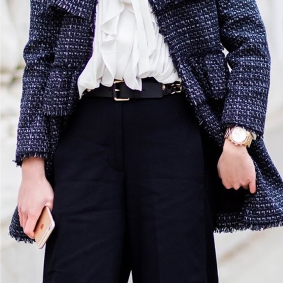 NWT Ann Taylor blue tweed jacket size S - Picture 3 of 13